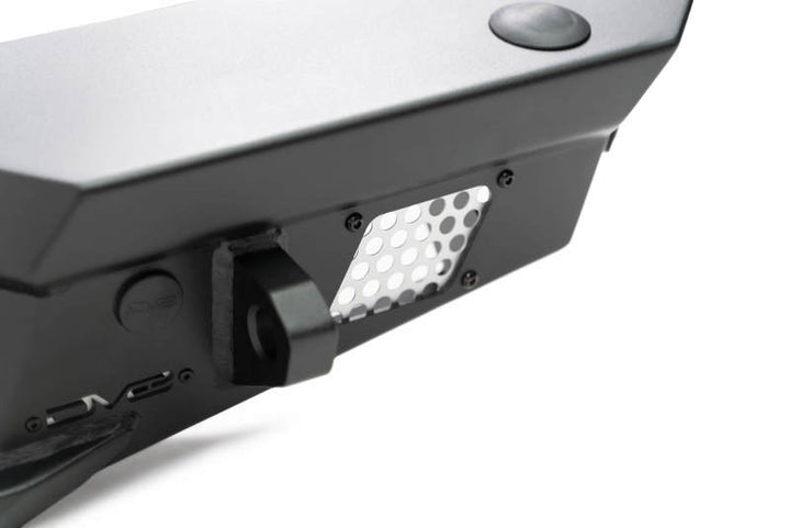 DV8 Offroad 2018 Jeep Wrangler JL MTO Series Rear Bumper w/ Optional Tire Carrier - Bull Strap