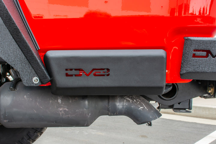DV8 Offroad 2019+ Jeep Gladiator Bedside Sliders - Bull Strap