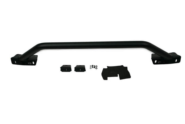 DV8 Offroad 2021-2022 Ford Bronco (Not For Factory Plastic Bumper) Factory Bumper Bull Bar - Black - Bull Strap