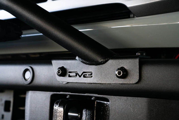 DV8 Offroad 2021-2022 Ford Bronco (Not For Factory Plastic Bumper) Factory Bumper Bull Bar - Black - Bull Strap