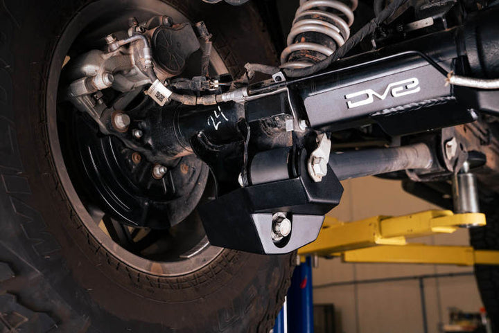 DV8 Offroad 2021-2022 Ford Bronco Rear Shock Guard Skid Plates - Bull Strap