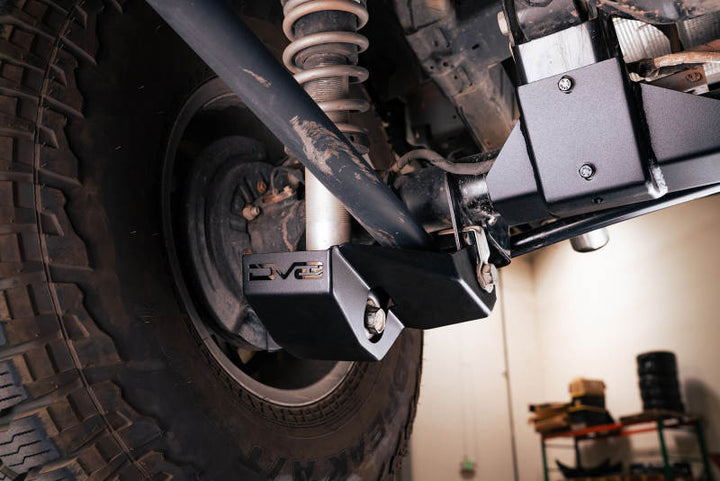 DV8 Offroad 2021-2022 Ford Bronco Rear Shock Guard Skid Plates - Bull Strap