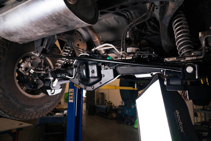 DV8 Offroad 2021-2022 Ford Bronco Rear Shock Guard Skid Plates - Bull Strap