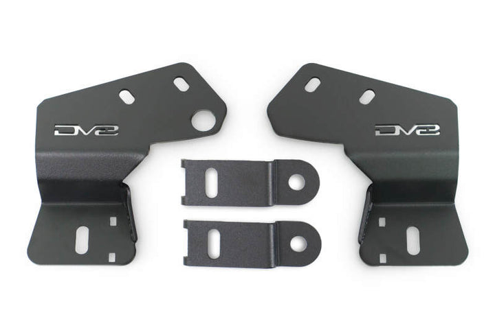 DV8 Offroad 2021 Ford Bronco A Pillar Dual Light Pod Drop Mounts - Bull Strap