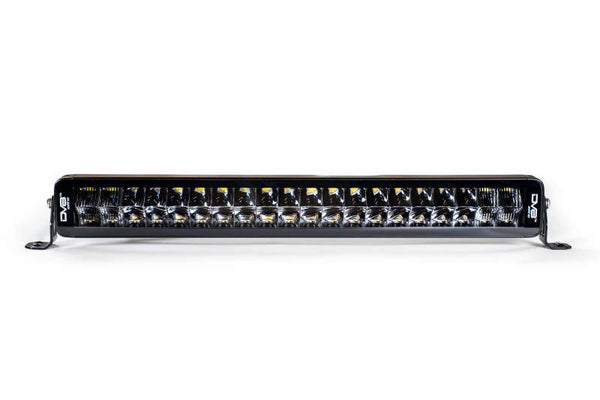 DV8 Offroad 20in Elite Series LED Light Bar Dual Row - Bull Strap