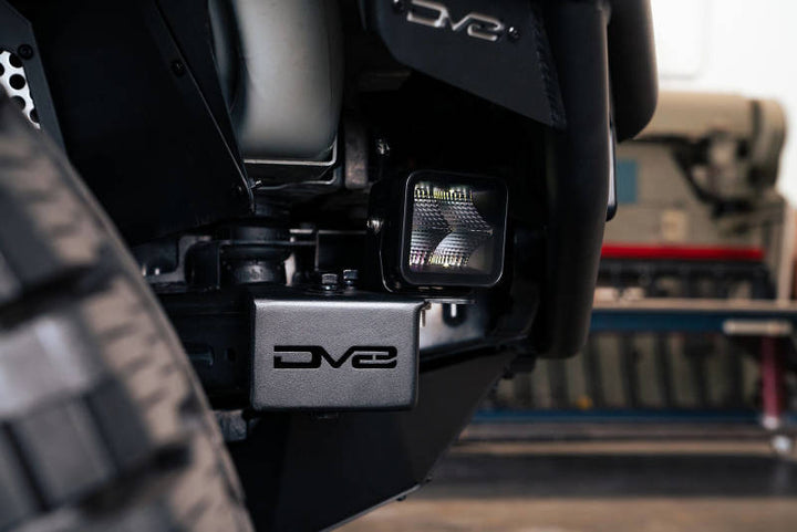 DV8 Offroad 21-22 Ford Bronco Crash Bar Caps w/ Accessory Mount - Bull Strap