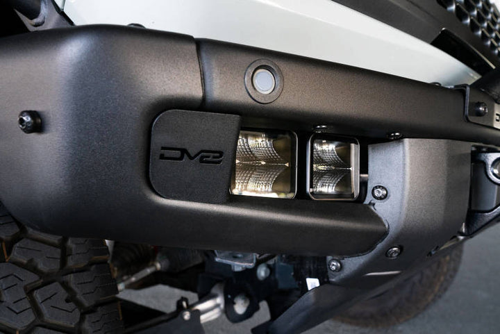 DV8 Offroad 21-22 Ford Bronco Factory Bumper Pocket Light Mount (Pair) 3in LED Pod Lights - Bull Strap