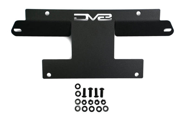 DV8 Offroad 21-22 Ford Bronco Factory Front Bumper Licence Relocation Bracket - Front - Bull Strap