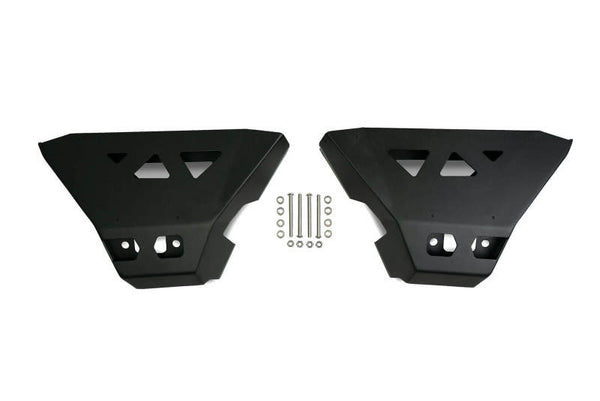 DV8 Offroad 21-22 Ford Bronco Front Lower Control Arm Skid Plate - Bull Strap