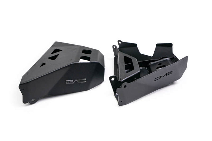 DV8 Offroad 21-22 Ford Bronco Front Lower Control Arm Skid Plate - Bull Strap