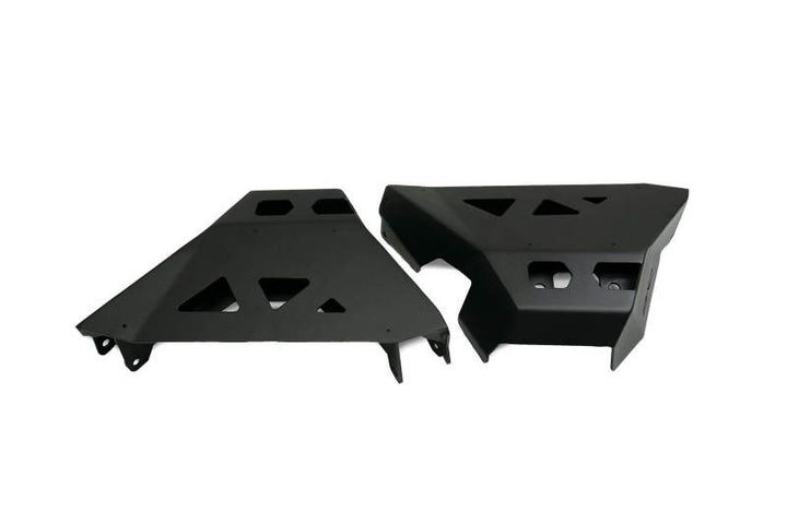 DV8 Offroad 21-22 Ford Bronco Front Lower Control Arm Skid Plate - Bull Strap