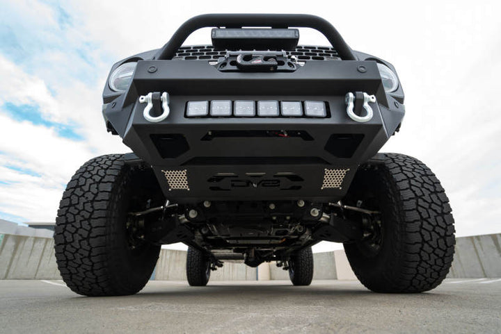 DV8 Offroad 21-22 Ford Bronco Front Skid Plate - Bull Strap