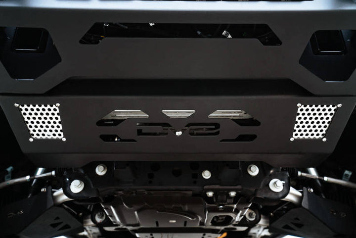 DV8 Offroad 21-22 Ford Bronco Front Skid Plate - Bull Strap