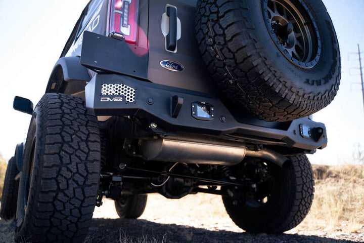 DV8 Offroad 21-22 Ford Bronco MTO Series Rear Bumper - Bull Strap
