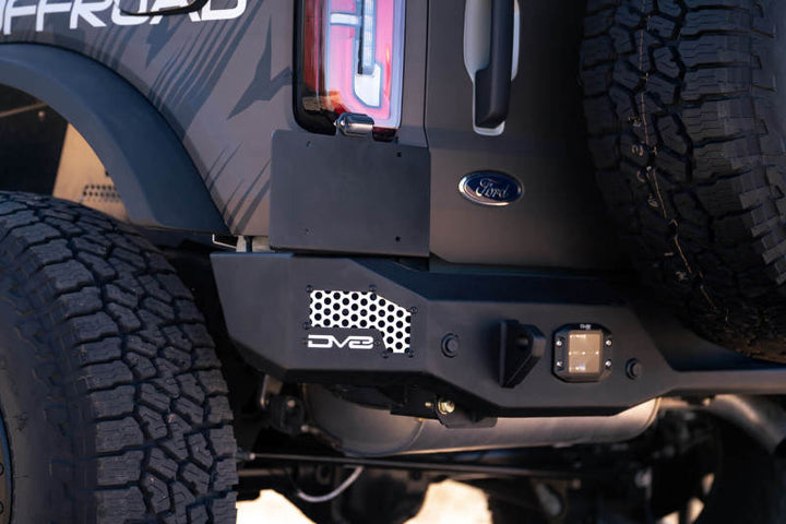 DV8 Offroad 21-22 Ford Bronco MTO Series Rear Bumper - Bull Strap