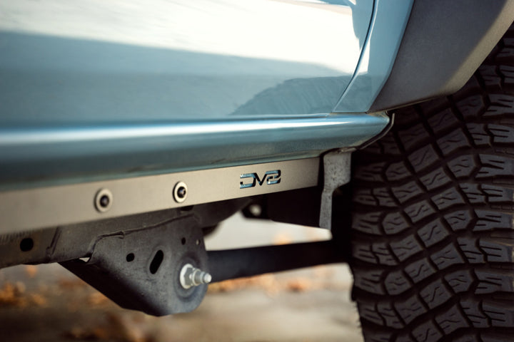 DV8 Offroad 21-23 Ford Bronco 2-Door Pinch Weld Covers - Bull Strap