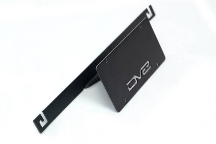 DV8 Offroad 21-23 Ford Bronco Capable Bumper Front License Plate Mount - Bull Strap