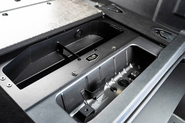 DV8 Offroad 21-23 Ford Bronco (Exc. Bronco Raptor) Air Compressor Mount & Storage Box - Bull Strap