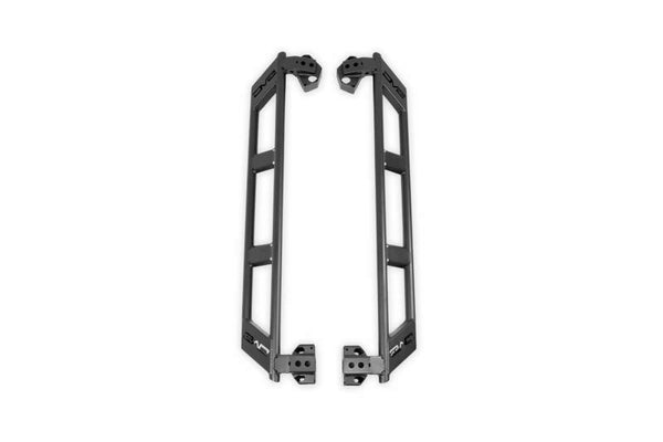 DV8 Offroad 21-23 Ford Bronco FS-15 Series 2-Door Rock Sliders - Bull Strap