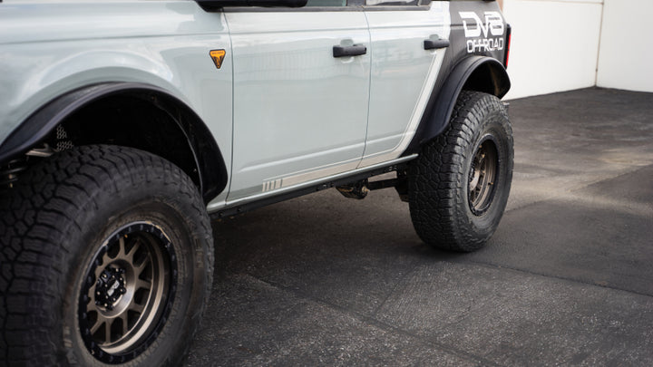 DV8 Offroad 21-23 Ford Bronco Pinch Weld Covers - Bull Strap