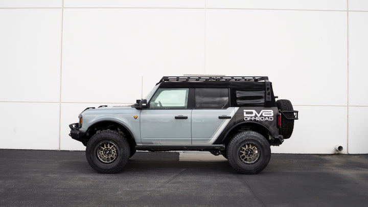 DV8 Offroad 21-23 Ford Bronco Pinch Weld Covers - Bull Strap
