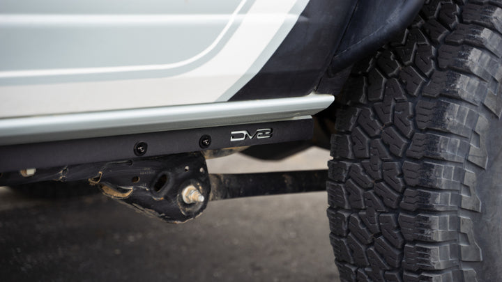 DV8 Offroad 21-23 Ford Bronco Pinch Weld Covers - Bull Strap