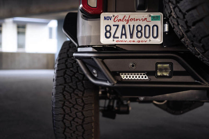 DV8 Offroad 21-23 Ford Bronco Rear License Plate Relocation Bracket - Bull Strap