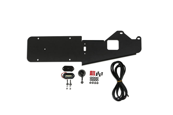DV8 Offroad 21-23 Ford Bronco Rear License Plate Relocation Bracket - Bull Strap