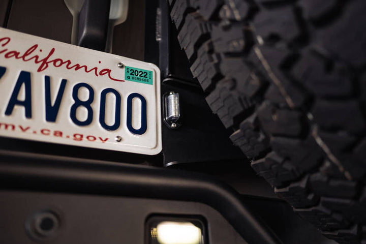 DV8 Offroad 21-23 Ford Bronco Rear License Plate Relocation Bracket - Bull Strap