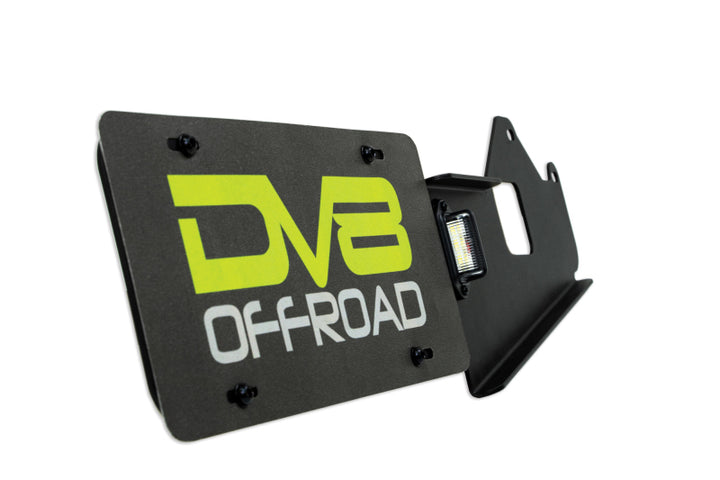 DV8 Offroad 21-23 Ford Bronco Rear License Plate Relocation Bracket - Bull Strap