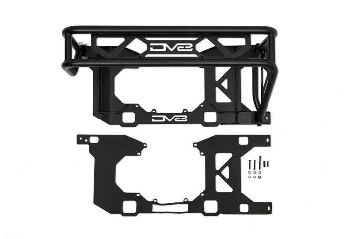DV8 Offroad 21-23 Ford Bronco Spare Tire Guard & Accessory Mount - Bull Strap