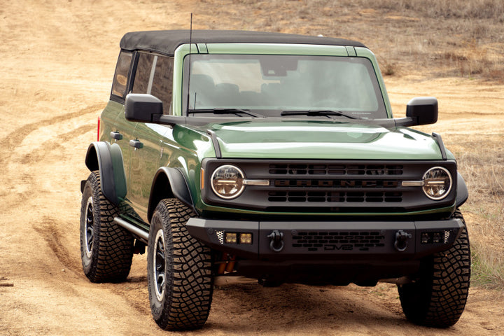 DV8 Offroad 21-23 Ford Bronco Tube Fender Flares - Bull Strap