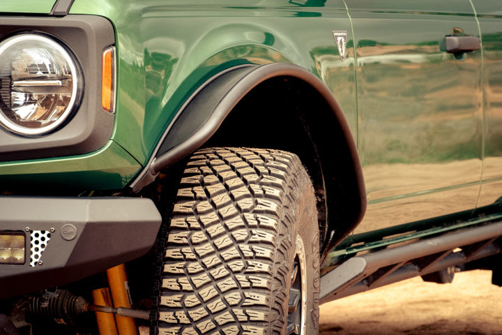 DV8 Offroad 21-23 Ford Bronco Tube Fender Flares - Bull Strap