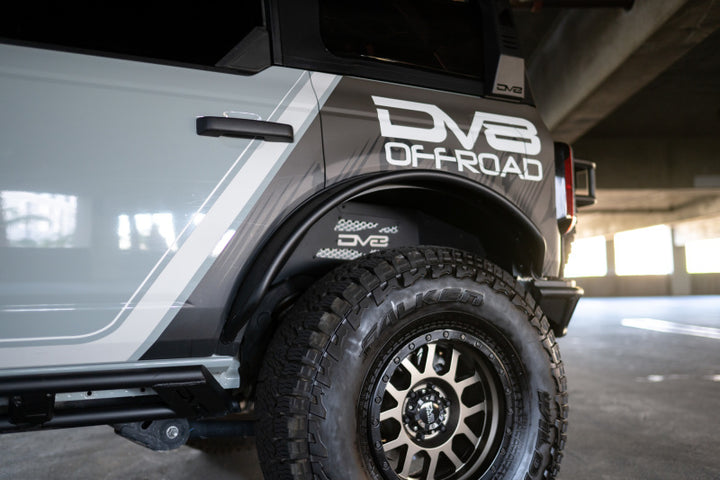 DV8 Offroad 21-23 Ford Bronco Tube Fender Flares - Bull Strap