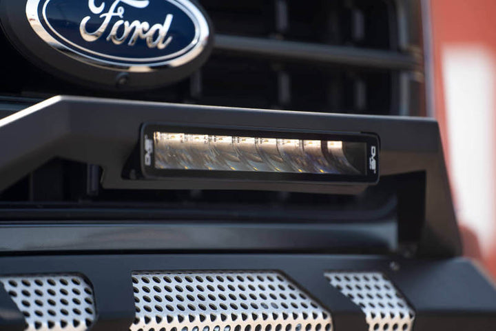 DV8 Offroad Elite Series 13in Light Bar 45W Flood/Spot LED - Bull Strap