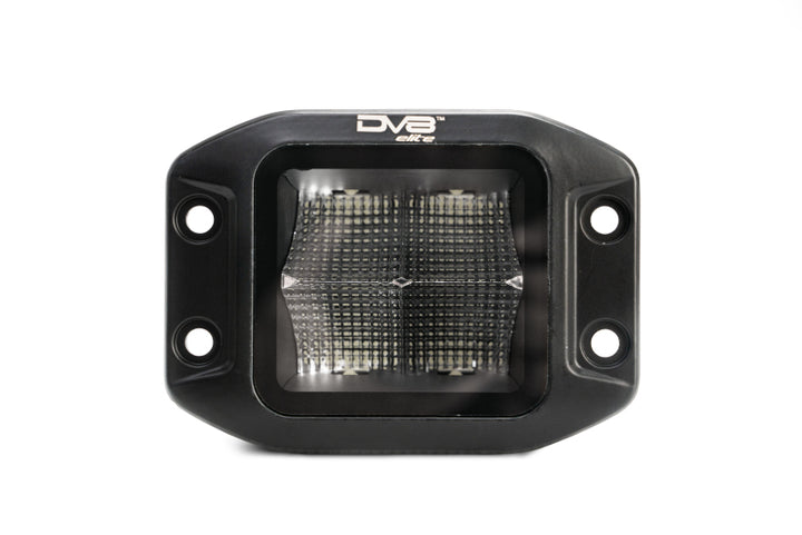DV8 Offroad Elite Series 3in Cube LED Light 40W Spot 3W LED - Bull Strap
