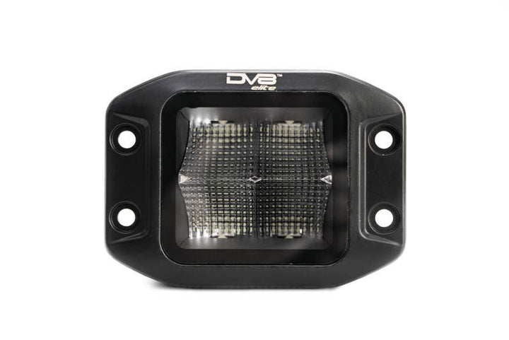 DV8 Offroad Elite Series 3in Cube LED Light 40W Spot 3W LED - Bull Strap