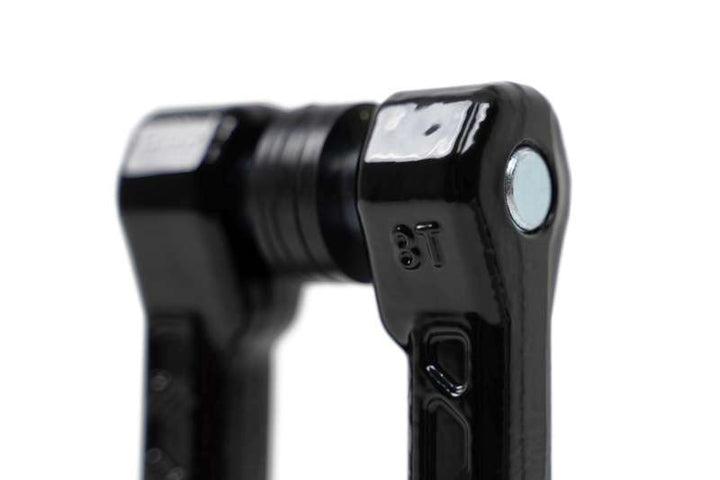 DV8 Offroad Elite Series D-Ring Shackles - Pair (Black) - Bull Strap