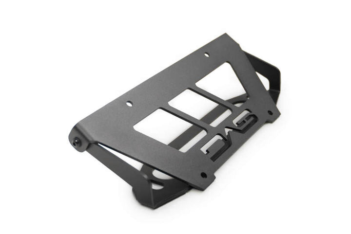 DV8 Offroad Fairlead Mounted Flip-Up License Plate Bracket - Bull Strap