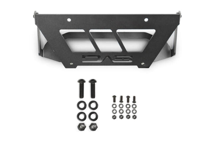 DV8 Offroad Fairlead Mounted Flip-Up License Plate Bracket - Bull Strap