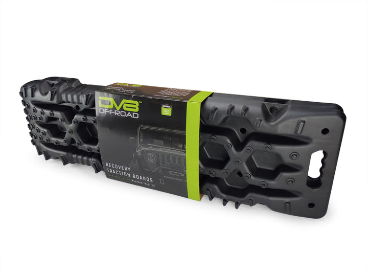 DV8 Offroad Recovery Traction Boards w/ Carry Bag - Black - Bull Strap