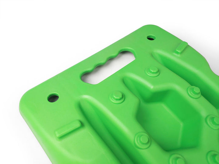 DV8 Offroad Recovery Traction Boards w/ Carry Bag - Green - Bull Strap
