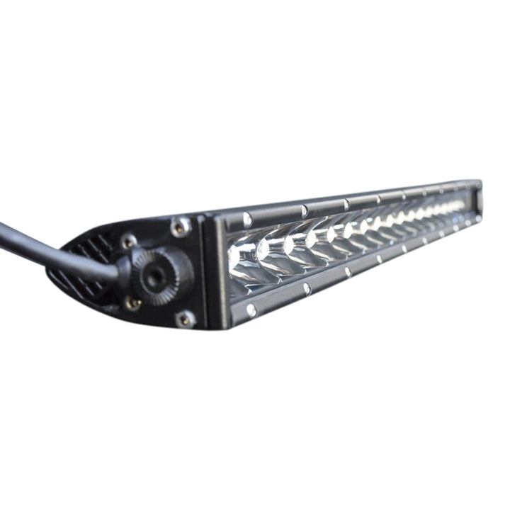 DV8 Offroad SL 8 Slim 20in Light Bar Slim 100W Spot 5W CREE LED - Black - Bull Strap