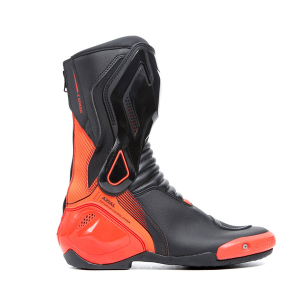 Dainese Nexus 2 Boots Black/Fluorescent-Red Size - 41 - Bull Strap