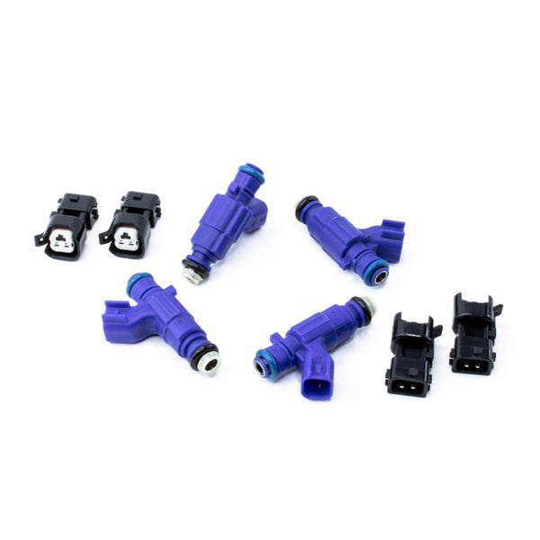 DeatschWerks 01-08 Honda Civic D17/R18 450CC Top Feed Injectors - Bull Strap