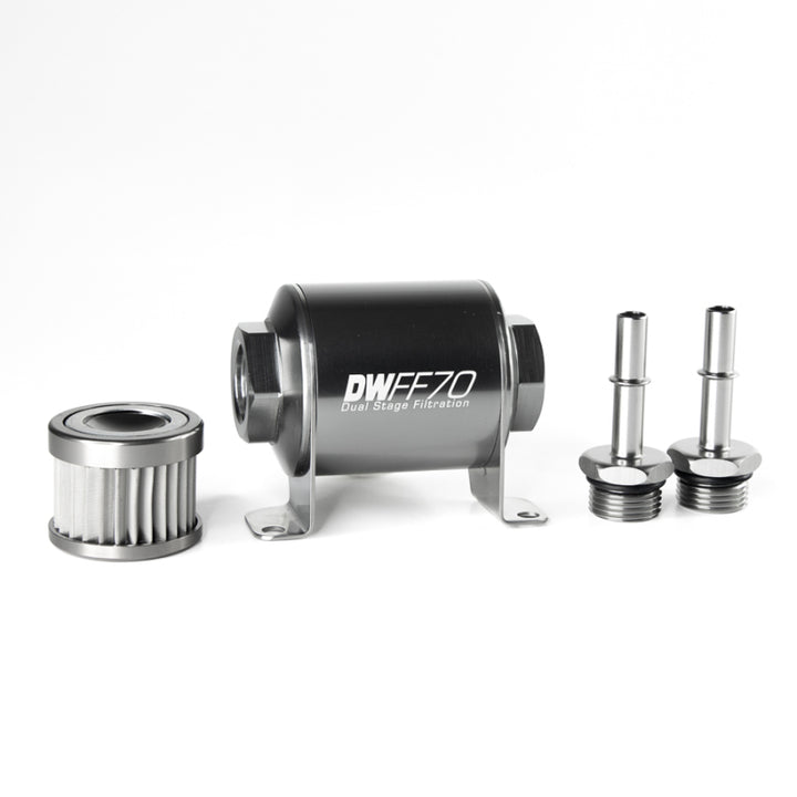 DeatschWerks 05-20 Mustang Fuel Filter - Bull Strap
