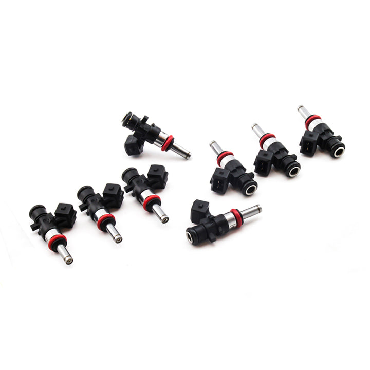 DeatschWerks 06-13 Chevy Corvette Z06 LS7 1200cc Injectors (Set of 8) - Bull Strap