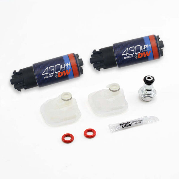 DeatschWerks 09-15 Cadillac CTS-V DW430C 430lph Compact Fuel Pump - Bull Strap