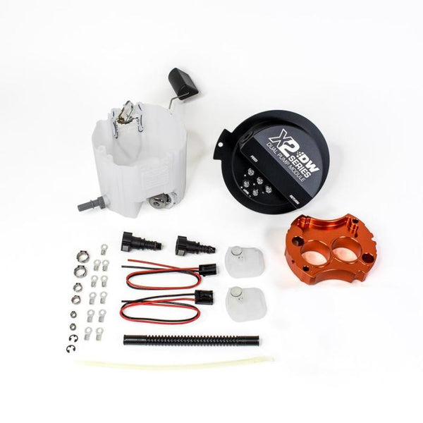 DeatschWerks 10-15 Chevy Camaro LS 3.7 V6/ SS LS3 X2 Series Fuel Pump Module - Bull Strap