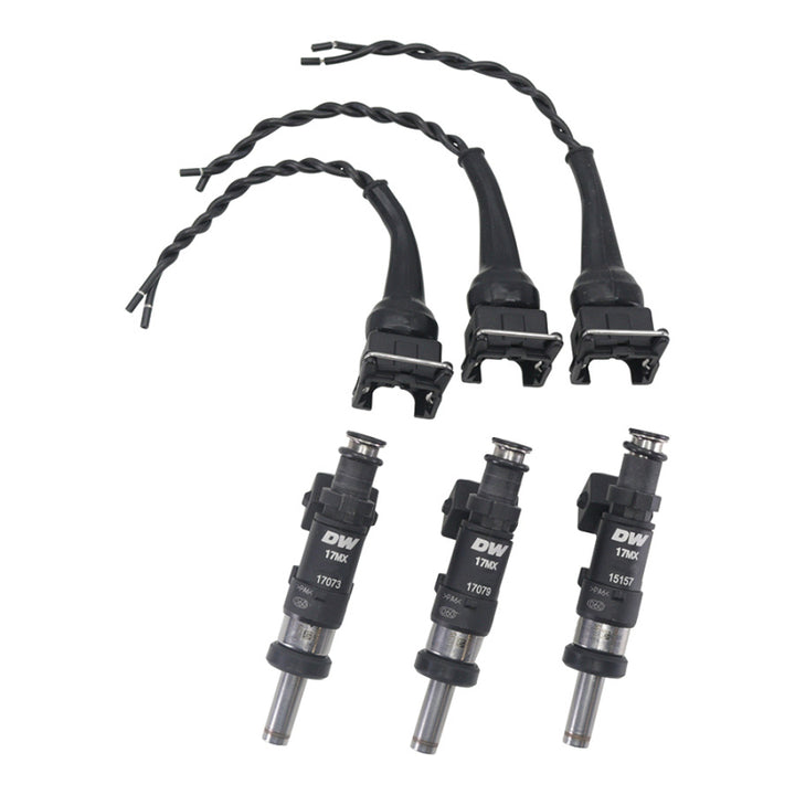 DeatschWerks 1100cc Custom Injectors - Set of 3 - Bull Strap